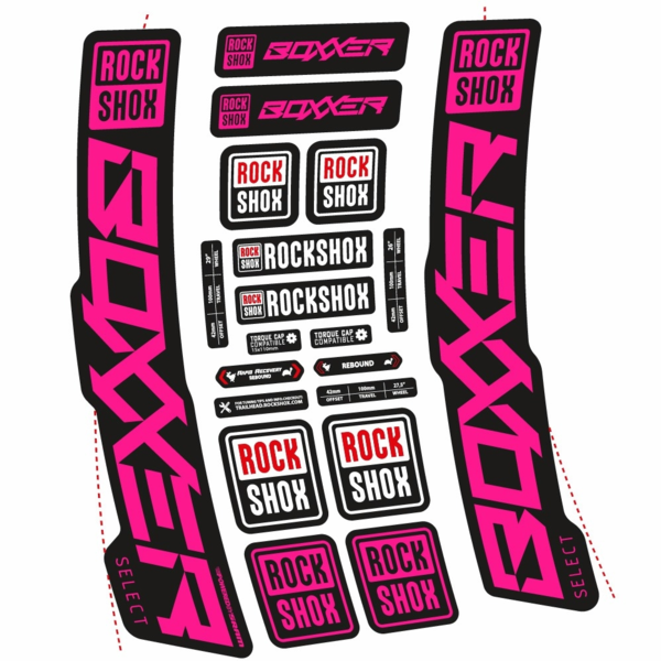 Rock Shox Boxxer Select 2021 Pegatinas en vinilo adhesivo  Horquilla (20)