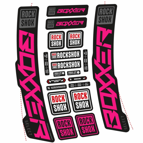 Rock Shox Boxxer Select 2021 Pegatinas en vinilo adhesivo  Horquilla (21)