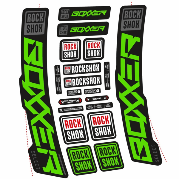 Rock Shox Boxxer Select 2021 Pegatinas en vinilo adhesivo  Horquilla (24)