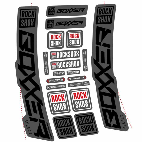 Rock Shox Boxxer Select 2021 Pegatinas en vinilo adhesivo  Horquilla (12)
