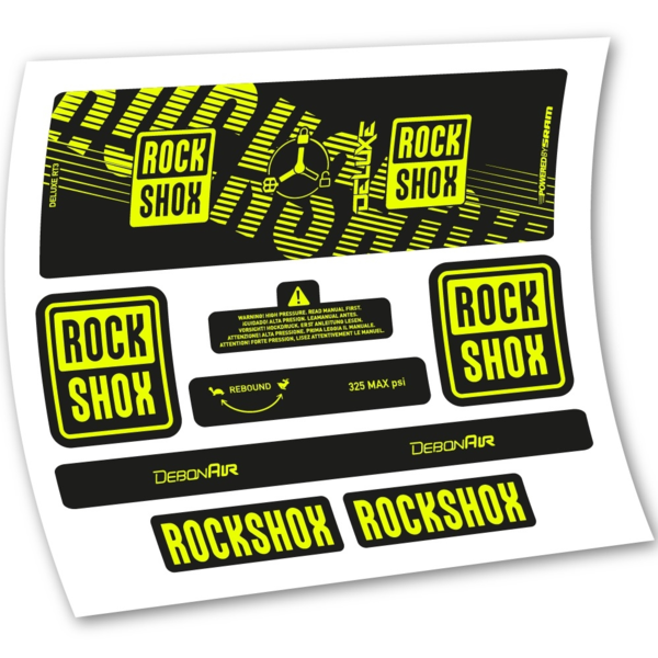 Rock Shox Deluxe RT3 2020 Pegatinas en vinilo adhesivo Amortiguador (1)