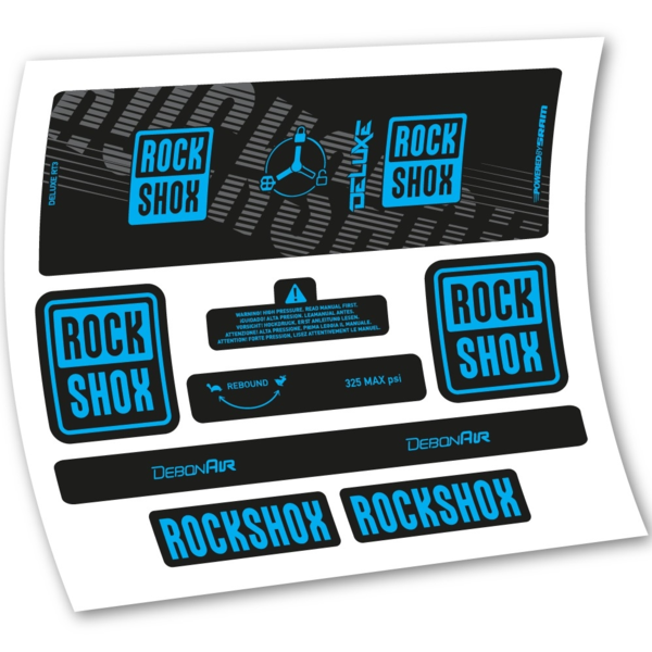 Rock Shox Deluxe RT3 2020 Pegatinas en vinilo adhesivo Amortiguador (3)