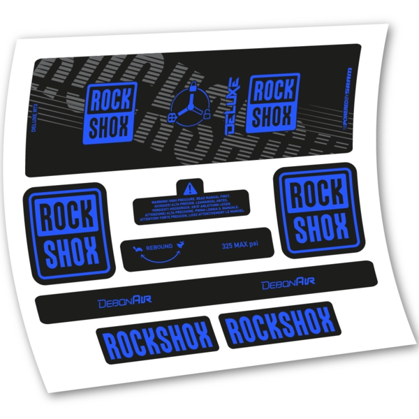 Rock Shox Deluxe RT3 2020 Pegatinas en vinilo adhesivo Amortiguador (4)