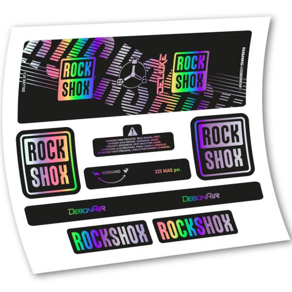 Rock Shox Deluxe RT3 2020 Pegatinas en vinilo adhesivo Amortiguador (7)