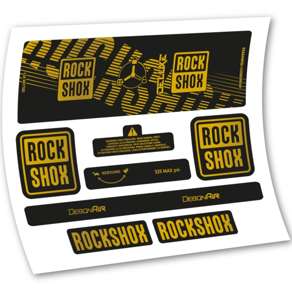 Rock Shox Deluxe RT3 2020 Pegatinas en vinilo adhesivo Amortiguador (12)