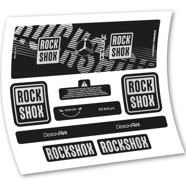 Rock Shox Deluxe RT3 2020 Pegatinas en vinilo adhesivo Amortiguador (14)