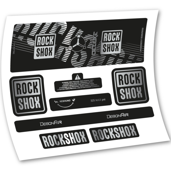Rock Shox Deluxe RT3 2020 Pegatinas en vinilo adhesivo Amortiguador (15)