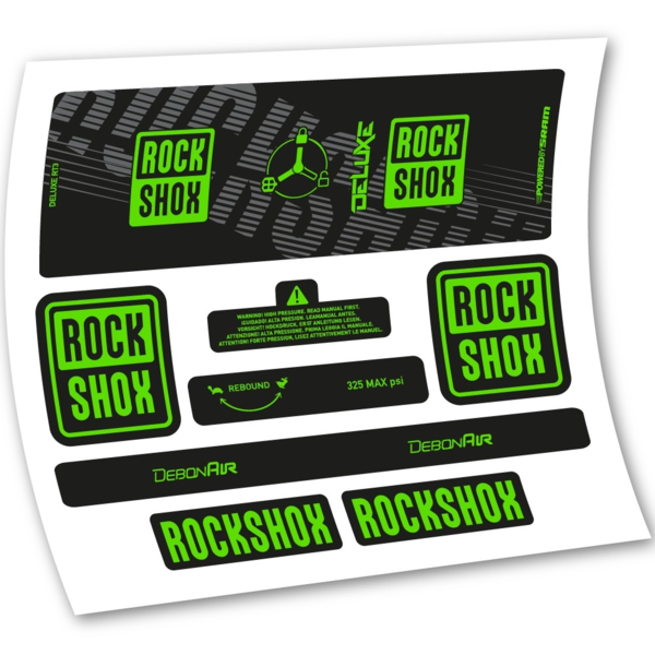 Rock Shox Deluxe RT3 2020 Pegatinas en vinilo adhesivo Amortiguador (23)