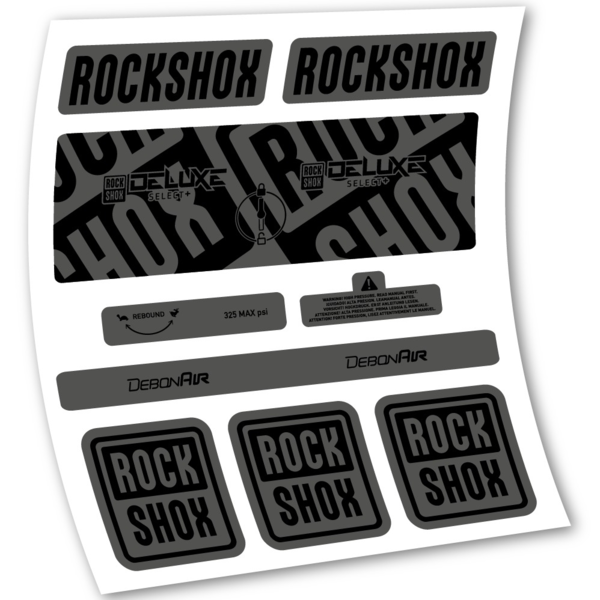 Rock Shox Deluxe Select+ Pegatinas en vinilo adhesivo Amortiguador (11)