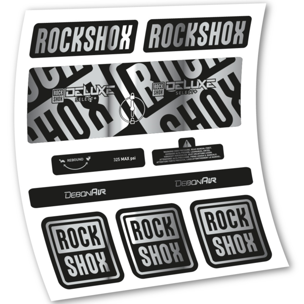Rock Shox Deluxe Select+ Pegatinas en vinilo adhesivo Amortiguador (15)