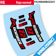 Horquilla Marzocchi Bomber Z2 29 Pegatinas en vinilo adhesivo horquilla