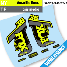 Adhesivos FOX 36 RHYTHM 2021 Pegatinas en vinilo horquilla
