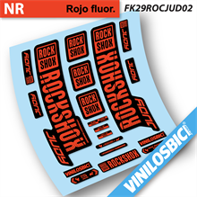 Rock Shox Judy 2018 - 2019 pegatinas en vinilo adhesivo hoquilla