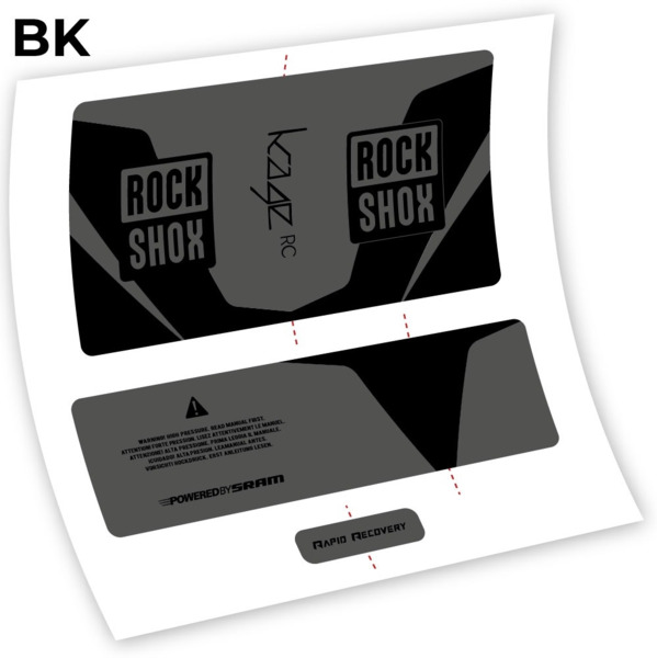 Rock Shox Kage 2016 RC pegatinas en vinilo adhesivo (3)