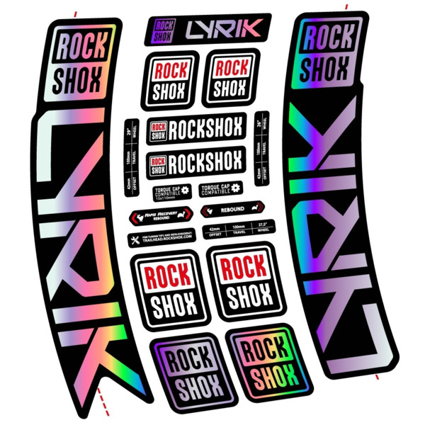Rock Shox Lyrik 2023 Pegatinas en vinilo adhesivo Horquilla (7)