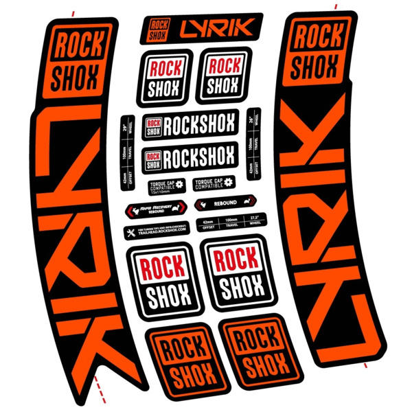 Rock Shox Lyrik 2023 Pegatinas en vinilo adhesivo Horquilla (9)