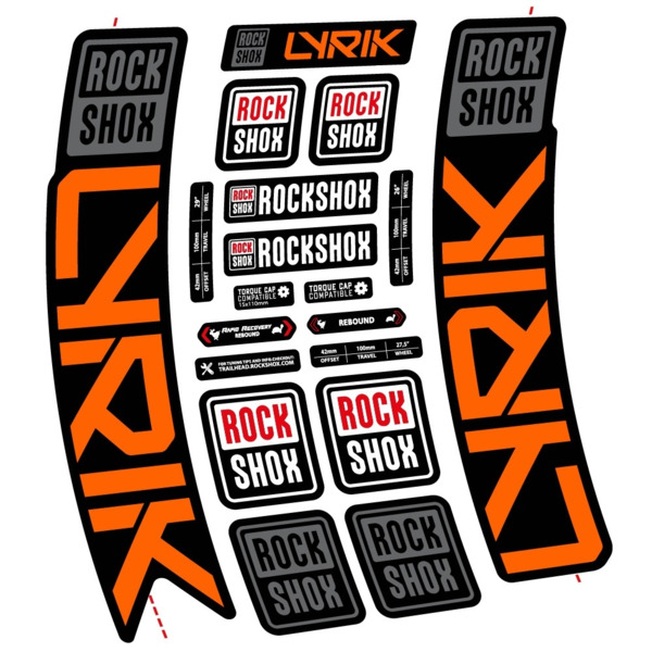 Rock Shox Lyrik 2023 Pegatinas en vinilo adhesivo Horquilla (10)