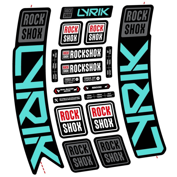 Rock Shox Lyrik 2023 Pegatinas en vinilo adhesivo Horquilla (21)