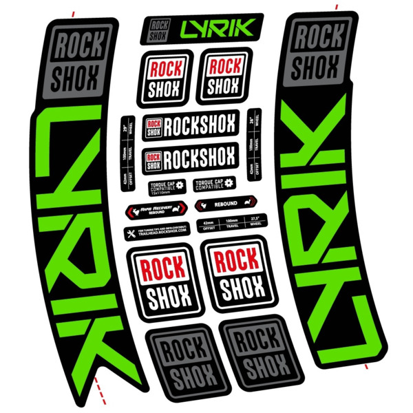 Rock Shox Lyrik 2023 Pegatinas en vinilo adhesivo Horquilla (23)