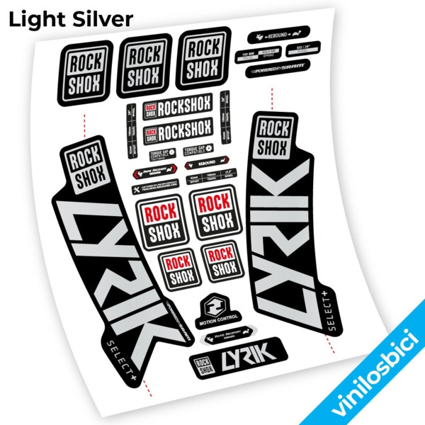 Rock Shox Lyrik Select+ 2020 Pegatinas en vinilo adhesivo horquilla (10)