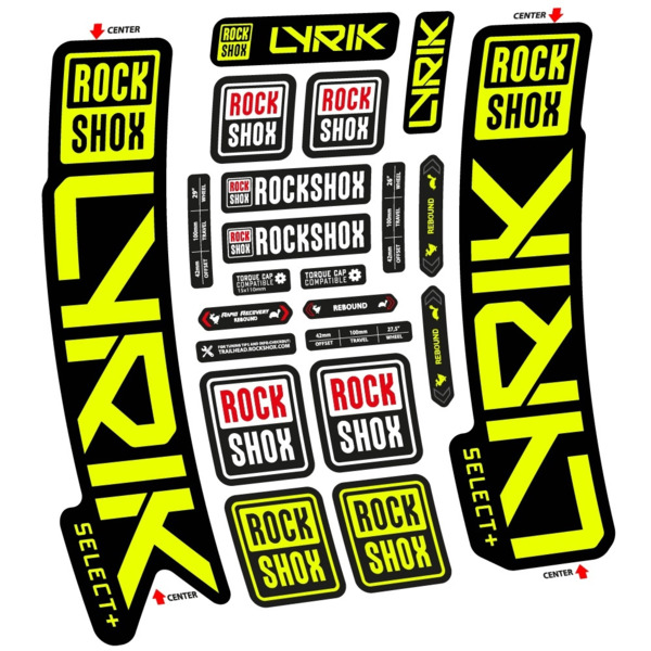 Rock Shox Lyrik Select Plus 2023 Pegatinas en vinilo adhesivo Horquilla (2)