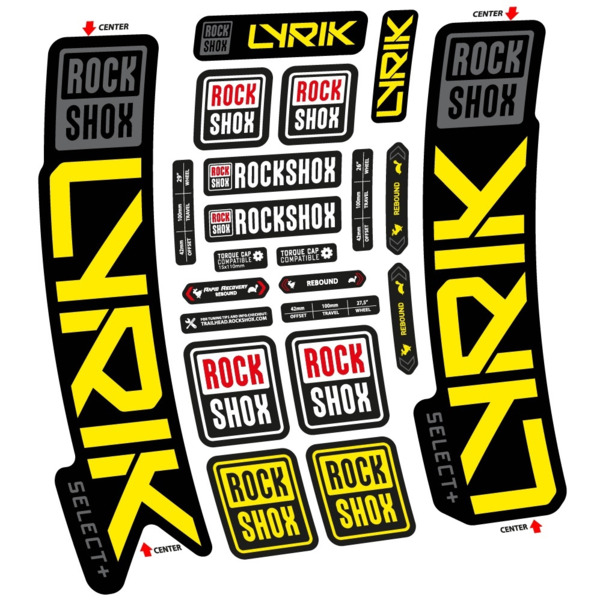 Rock Shox Lyrik Select Plus 2023 Pegatinas en vinilo adhesivo Horquilla (3)