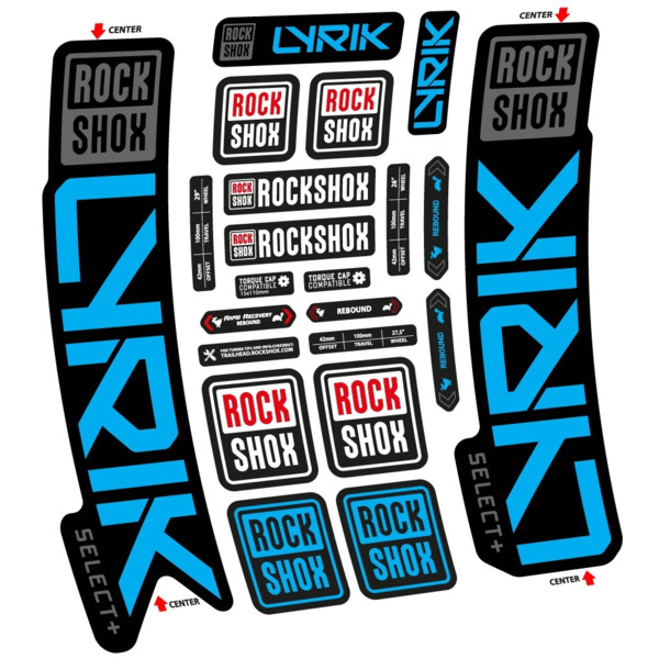 Rock Shox Lyrik Select Plus 2023 Pegatinas en vinilo adhesivo Horquilla (4)