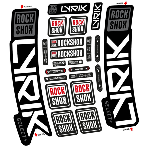 Rock Shox Lyrik Select Plus 2023 Pegatinas en vinilo adhesivo Horquilla (6)