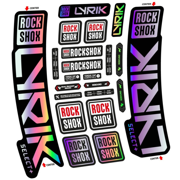 Rock Shox Lyrik Select Plus 2023 Pegatinas en vinilo adhesivo Horquilla (8)