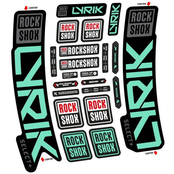 Rock Shox Lyrik Select Plus 2023 Pegatinas en vinilo adhesivo Horquilla (9)