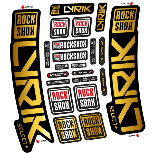 Rock Shox Lyrik Select Plus 2023 Pegatinas en vinilo adhesivo Horquilla (14)