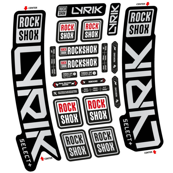 Rock Shox Lyrik Select Plus 2023 Pegatinas en vinilo adhesivo Horquilla (15)