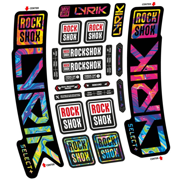 Rock Shox Lyrik Select Plus 2023 Pegatinas en vinilo adhesivo Horquilla (17)