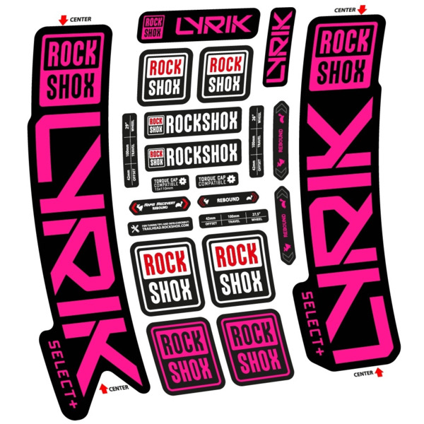 Rock Shox Lyrik Select Plus 2023 Pegatinas en vinilo adhesivo Horquilla (20)