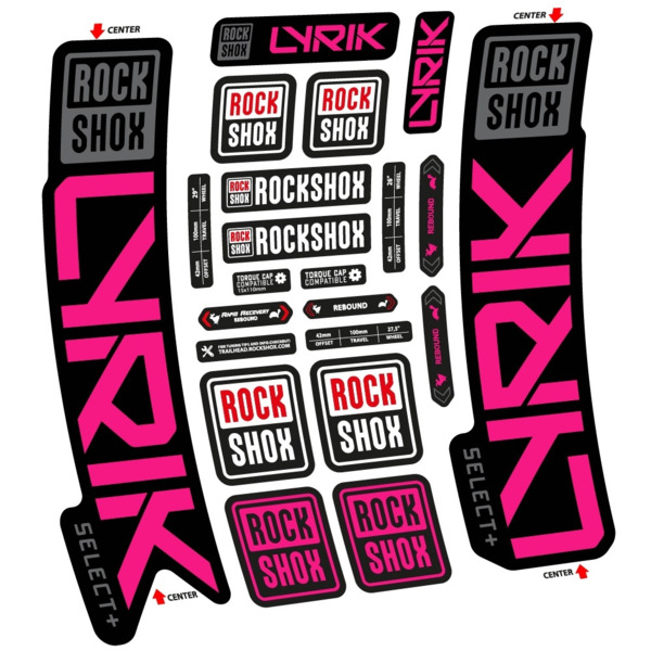 Rock Shox Lyrik Select Plus 2023 Pegatinas en vinilo adhesivo Horquilla (21)