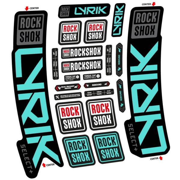 Rock Shox Lyrik Select Plus 2023 Pegatinas en vinilo adhesivo Horquilla (22)