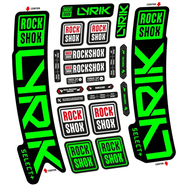 Rock Shox Lyrik Select Plus 2023 Pegatinas en vinilo adhesivo Horquilla (23)