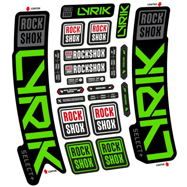 Rock Shox Lyrik Select Plus 2023 Pegatinas en vinilo adhesivo Horquilla (24)