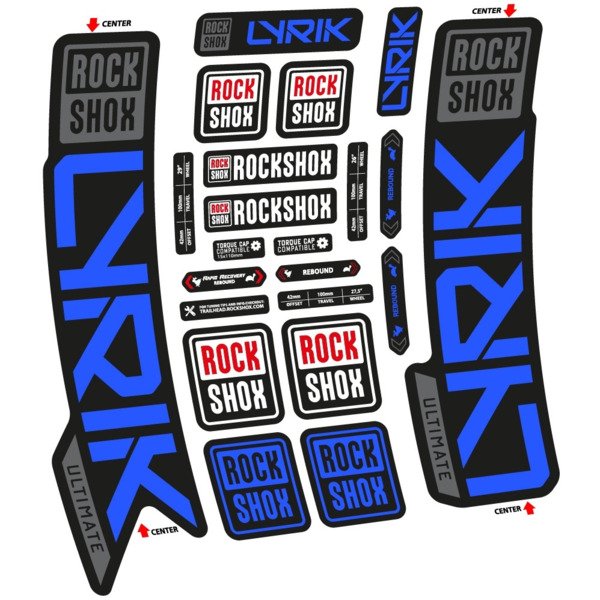 Rock Shox Lyrik Ultimate 2023 Pegatinas en vinilo adhesivo Horquilla (5)
