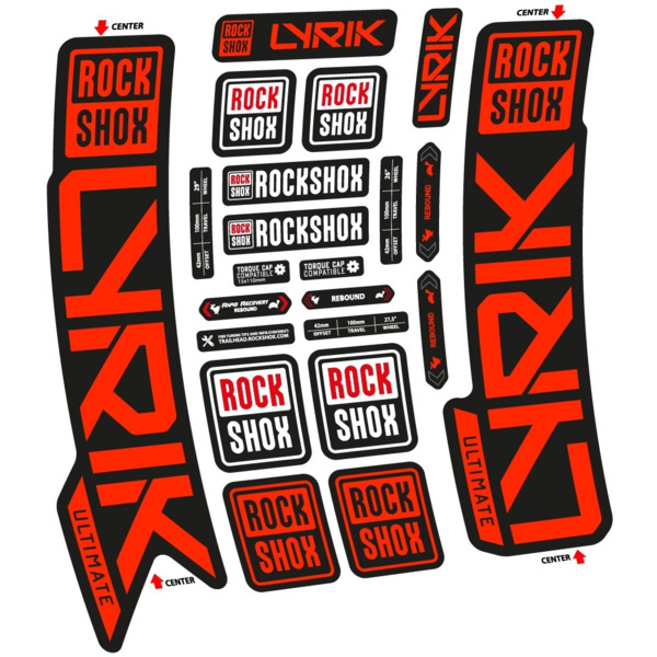 Rock Shox Lyrik Ultimate 2023 Pegatinas en vinilo adhesivo Horquilla (18)
