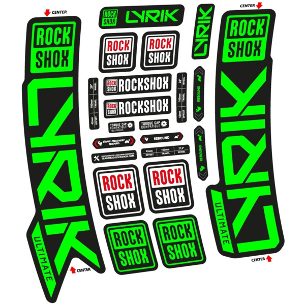 Rock Shox Lyrik Ultimate 2023 Pegatinas en vinilo adhesivo Horquilla (23)