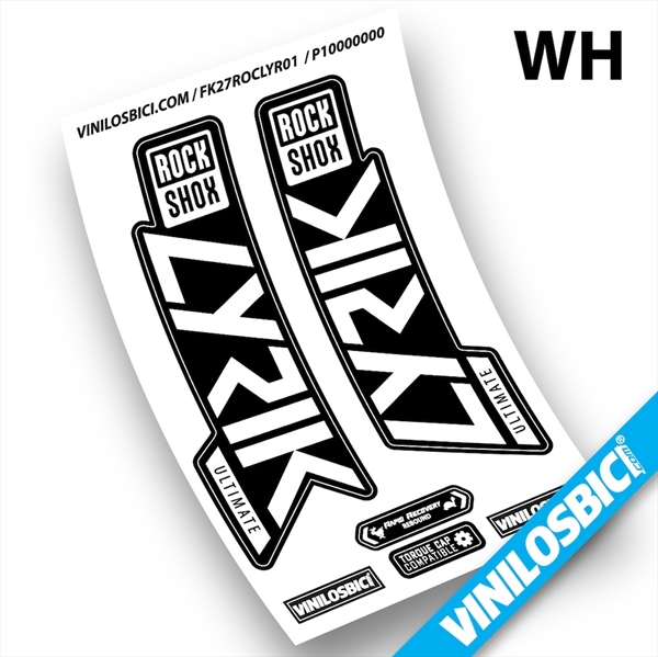 Rock Shox Lyrik Ultimate 2019-2020 pegatinas en vinilo adhesivo horquilla (13)