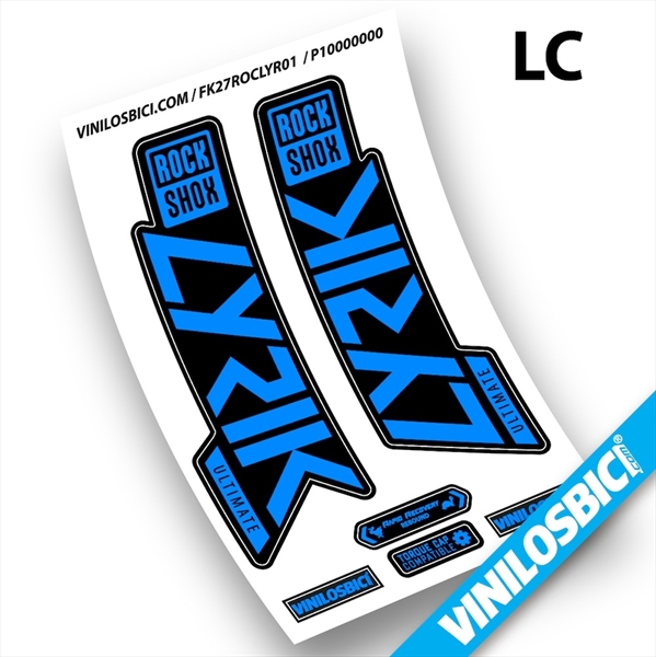 Rock Shox Lyrik Ultimate 2019-2020 pegatinas en vinilo adhesivo horquilla (26)