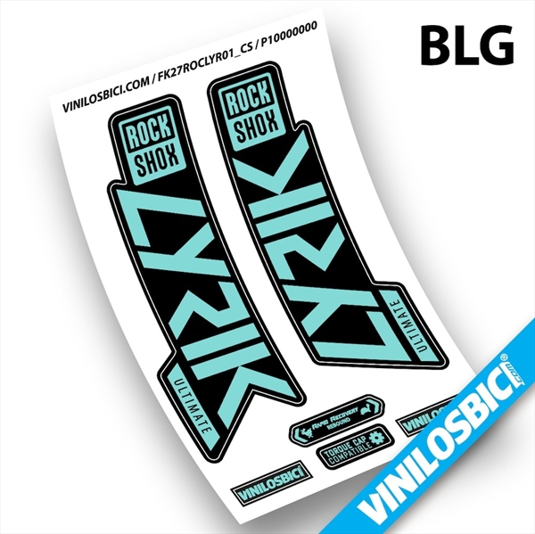 Rock Shox Lyrik Ultimate 2019-2020 pegatinas en vinilo adhesivo horquilla (29)