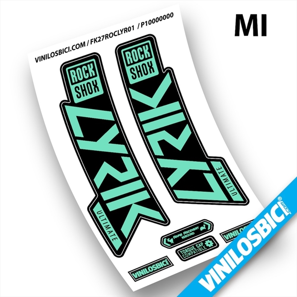 Rock Shox Lyrik Ultimate 2019-2020 pegatinas en vinilo adhesivo horquilla (30)