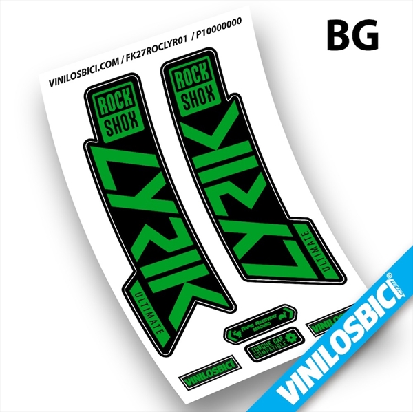 Rock Shox Lyrik Ultimate 2019-2020 pegatinas en vinilo adhesivo horquilla (37)