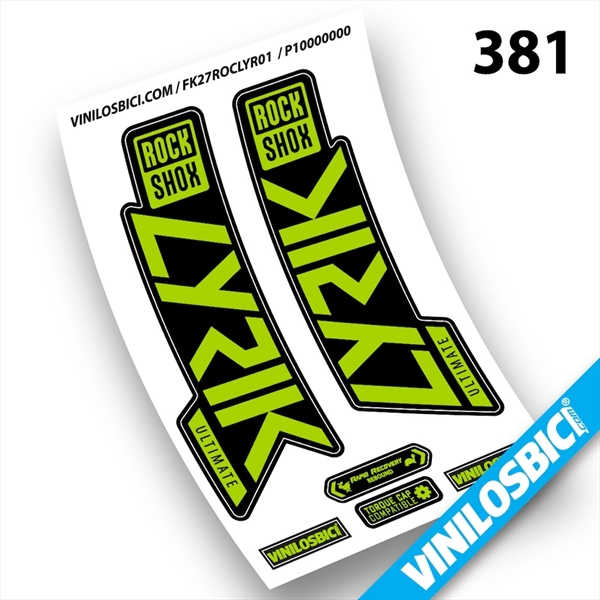 Rock Shox Lyrik Ultimate 2019-2020 pegatinas en vinilo adhesivo horquilla (39)