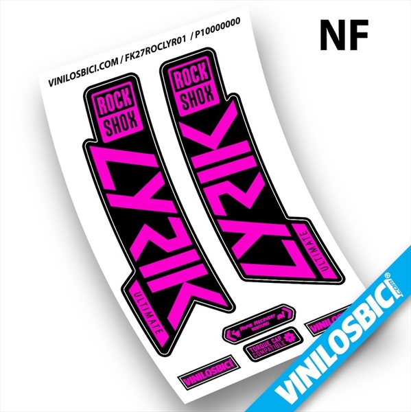 Rock Shox Lyrik Ultimate 2019-2020 pegatinas en vinilo adhesivo horquilla (53)