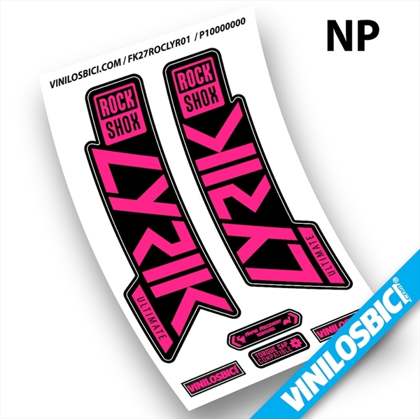 Rock Shox Lyrik Ultimate 2019-2020 pegatinas en vinilo adhesivo horquilla (54)