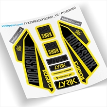 Rock Shox Lyrik Capra, pegatinas vinilo adhesivo